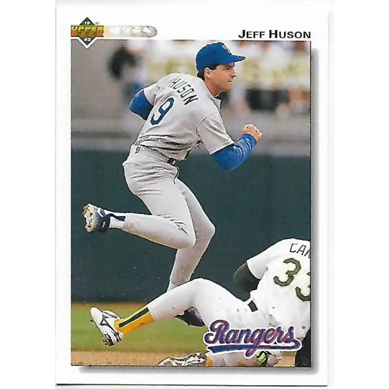 1992 Upper Deck #196 Jeff Huson NM-MT Texas Rangers Baseball Card - Baseball Card Single
