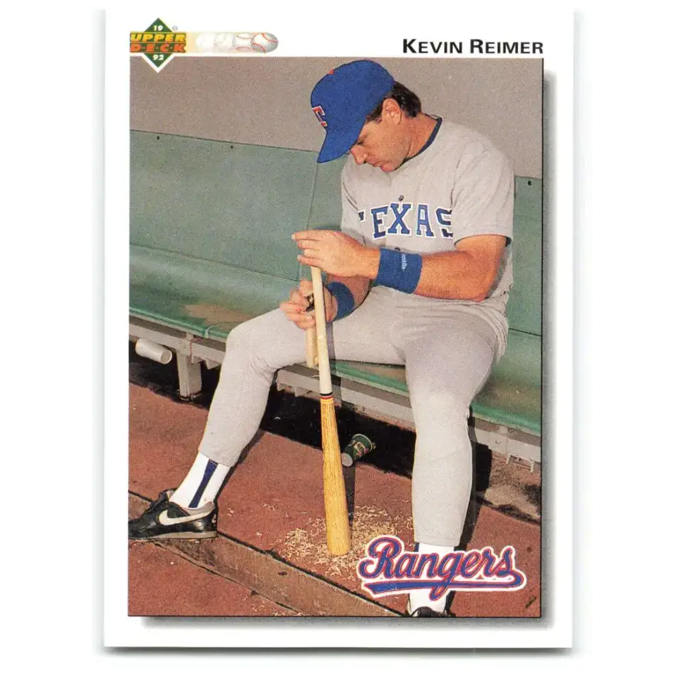 1992 Upper Deck #201 Kevin Reimer NM-MT Texas Rangers Baseball Card - Baseball Card Single