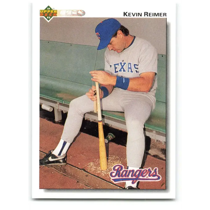 1992 Upper Deck #201 Kevin Reimer NM-MT Texas Rangers Baseball Card - Baseball Card Single