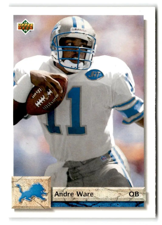 1992 Upper Deck #206 Andre Ware - Football Card Single