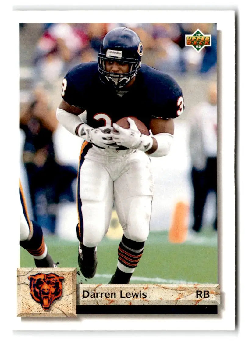 1992 Upper Deck #208 Darren Lewis - Football Card Single