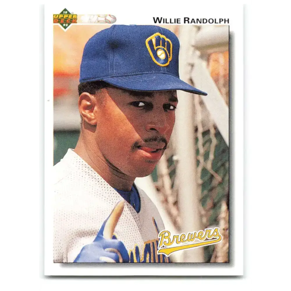 1992 Upper Deck #211 Willie Randolph NM-MT Milwaukee Brewers Baseball Card - Baseball Card Single