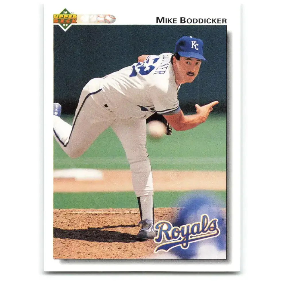 1992 Upper Deck #213 Mike Boddicker NM-MT Kansas City Royals Baseball Card - Baseball Card Single