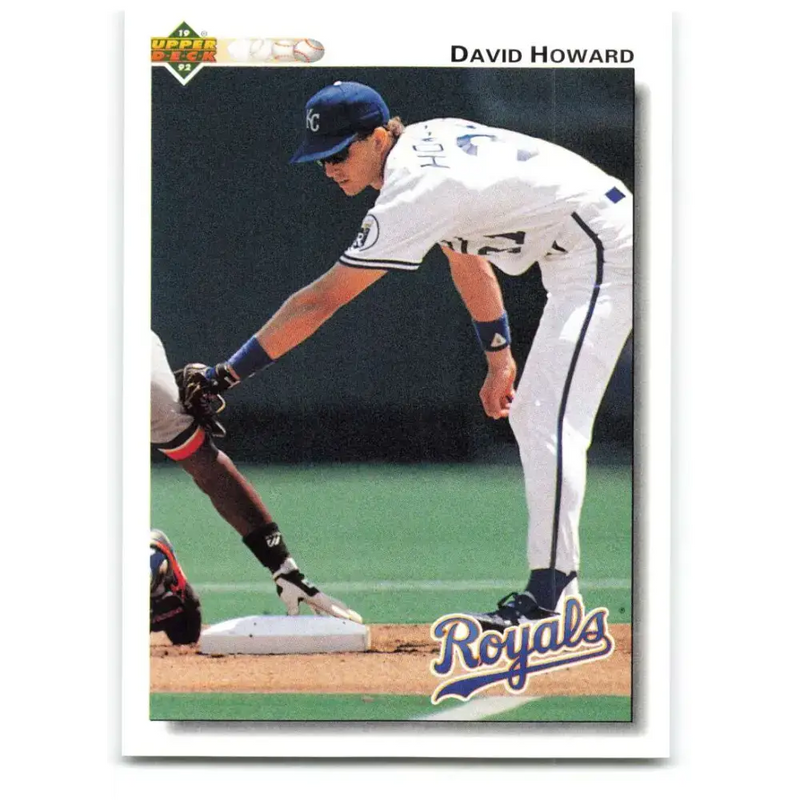 1992 Upper Deck #216 David Howard NM-MT Kansas City Royals Baseball Card - Baseball Card Single