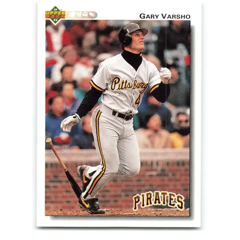 1992 Upper Deck #217 Gary Varsho NM-MT Pittsburgh Pirates Baseball Card - Baseball Card Single