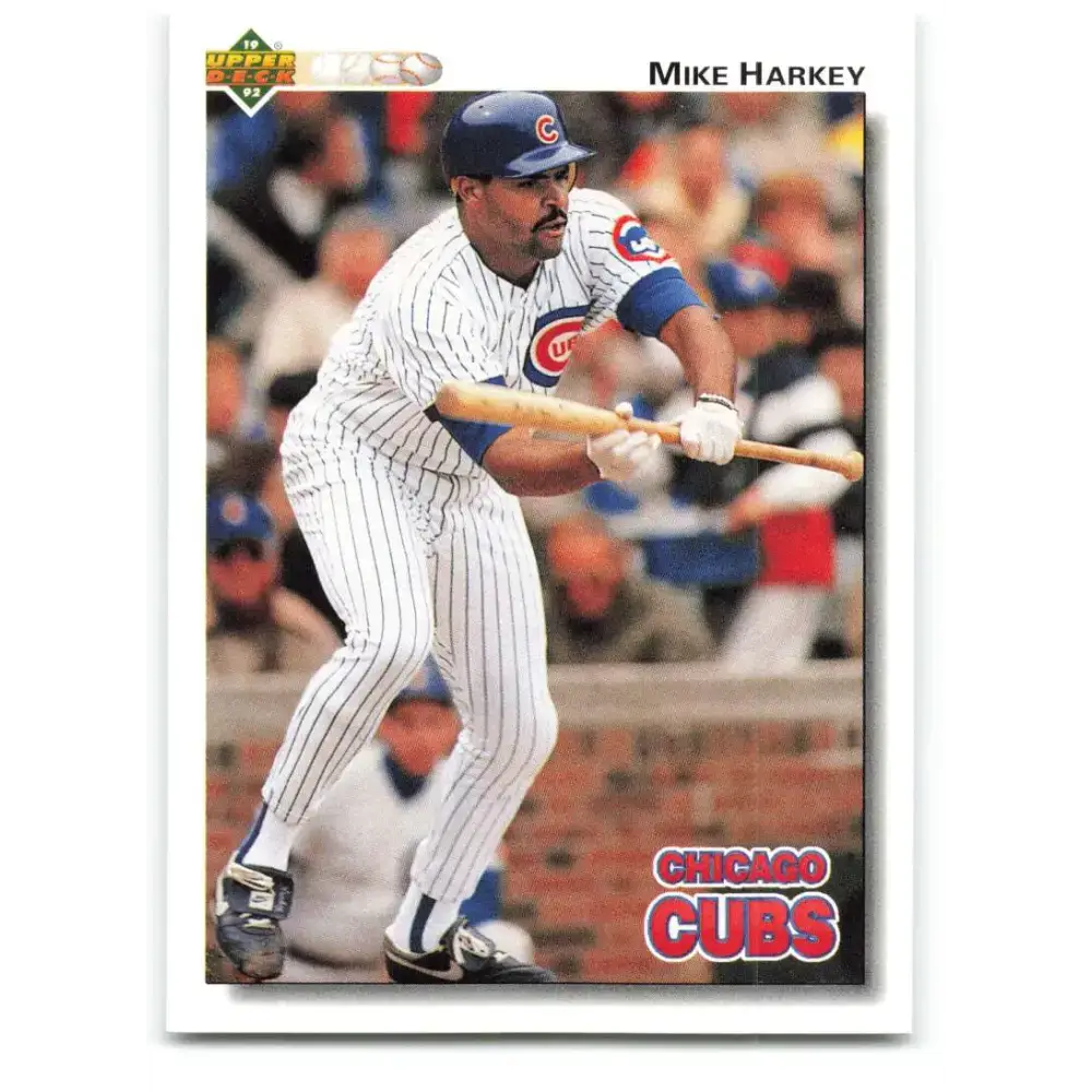 1992 Upper Deck #218 Mike Harkey NM-MT Chicago Cubs Baseball Card - Baseball Card Single