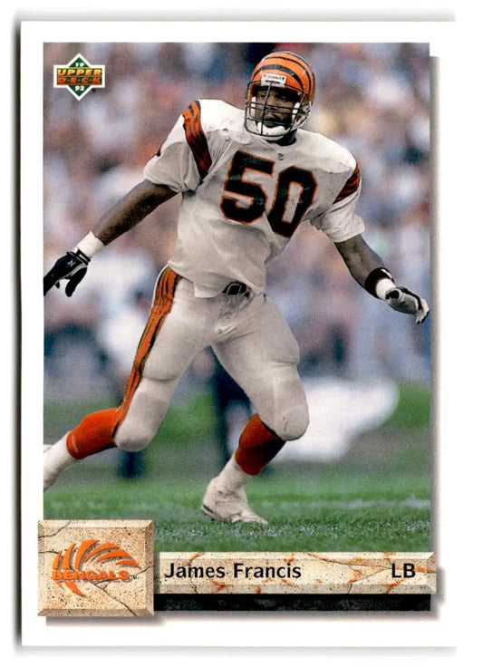 1992 Upper Deck #221 James Francis - Football Card Single