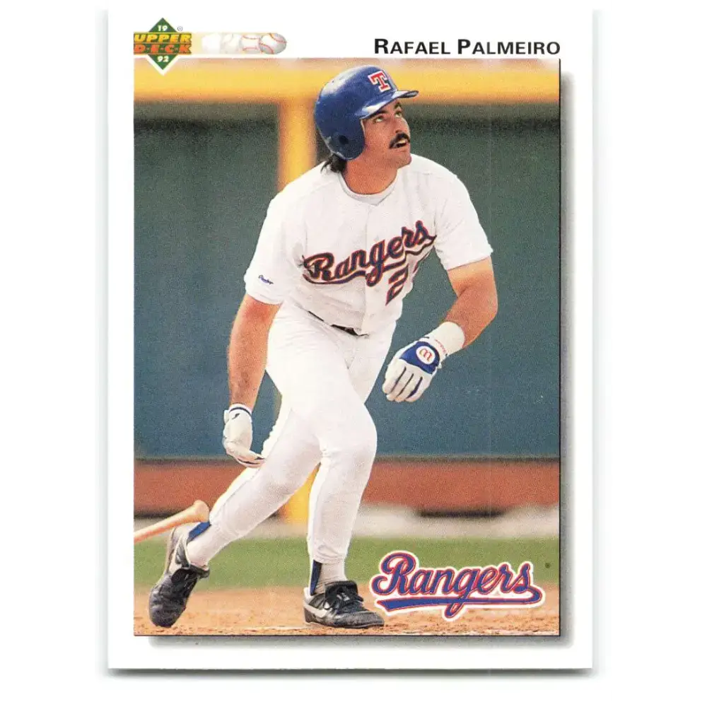 1992 Upper Deck #223 Rafael Palmeiro NM-MT Texas Rangers Baseball Card - Baseball Card Single