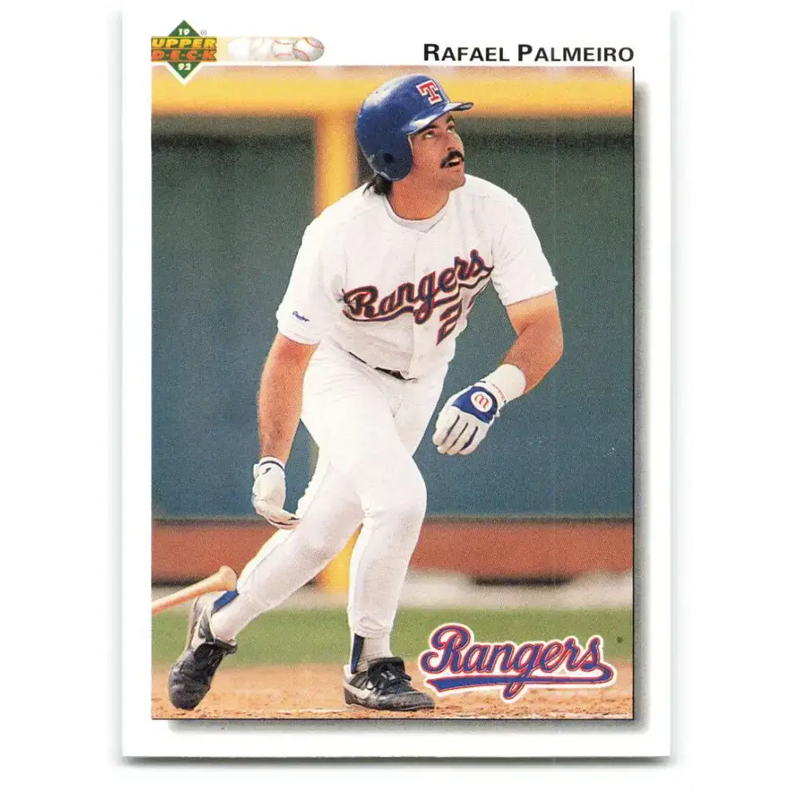 1992 Upper Deck #223 Rafael Palmeiro NM-MT Texas Rangers Baseball Card - Baseball Card Single