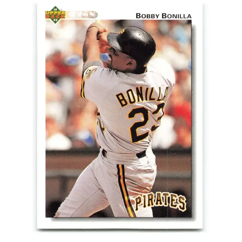 1992 Upper Deck #225 Bobby Bonilla NM-MT Pittsburgh Pirates Baseball Card - Baseball Card Single