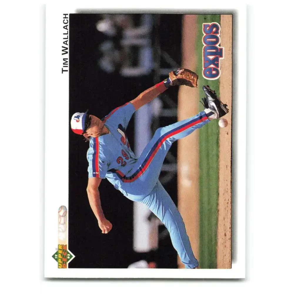 1992 Upper Deck #228 Tim Wallach NM-MT Montreal Expos Baseball Card - Baseball Card Single