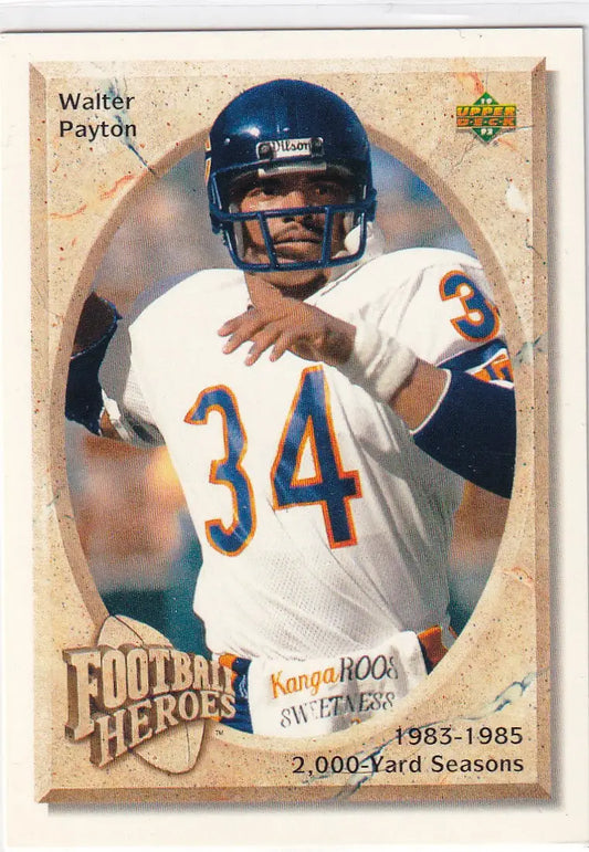 1992 UPPER DECK #23 WALTER PAYTON- CHICAGO BEARS