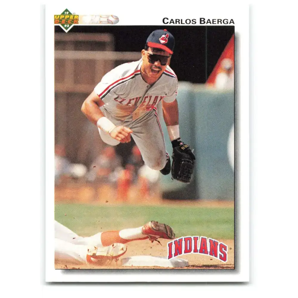 1992 Upper Deck #231 Carlos Baerga NM-MT Cleveland Indians Baseball Card - Baseball Card Single