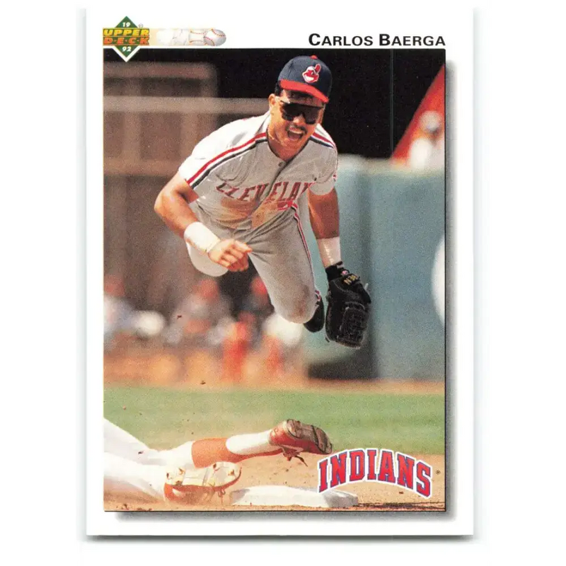 1992 Upper Deck #231 Carlos Baerga NM-MT Cleveland Indians Baseball Card - Baseball Card Single