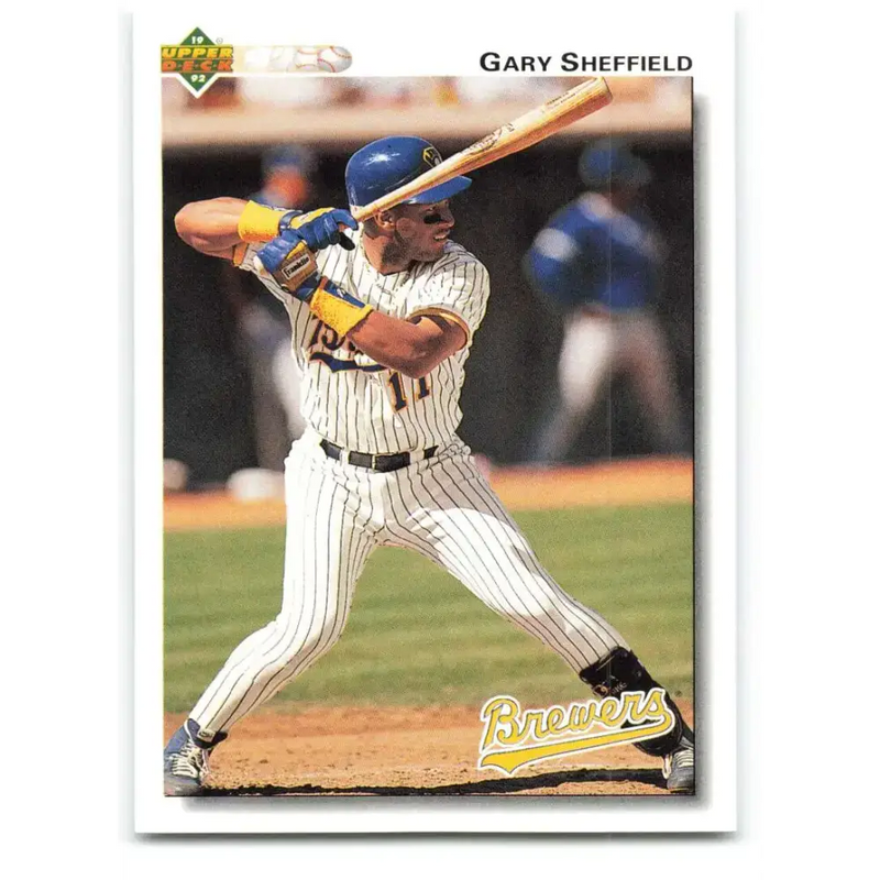 1992 Upper Deck #234 Gary Sheffield NM-MT Milwaukee Brewers Baseball Card - Baseball Card Single
