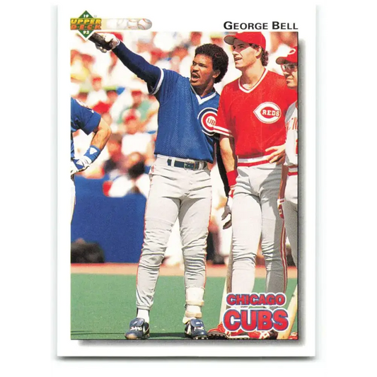 1992 Upper Deck #236 George Bell NM-MT Chicago Cubs Baseball Card - Baseball Card Single