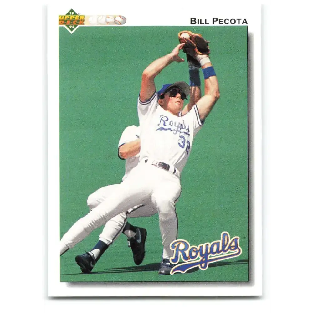 1992 Upper Deck #240 Bill Pecota NM-MT Kansas City Royals Baseball Card - Baseball Card Single