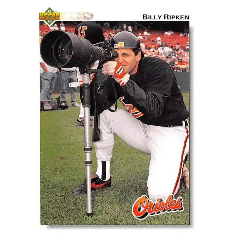 1992 Upper Deck #250 Billy Ripken NM-MT Baltimore Orioles Baseball Card - Baseball Card Single