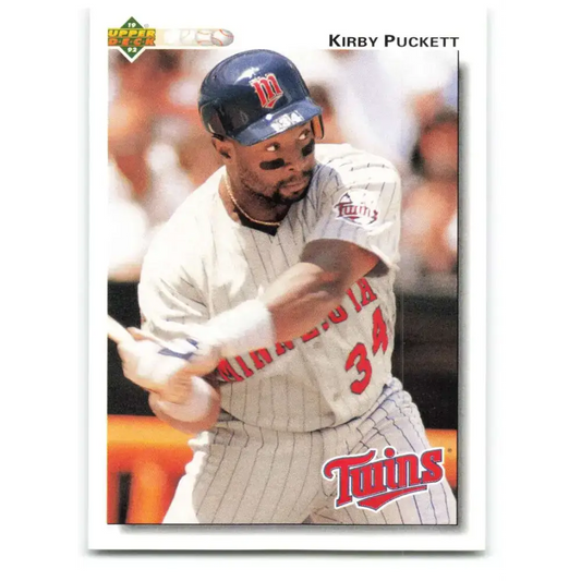 1992 Upper Deck #254 Kirby Puckett NM-MT Minnesota Twins Baseball Card - Baseball Card Single