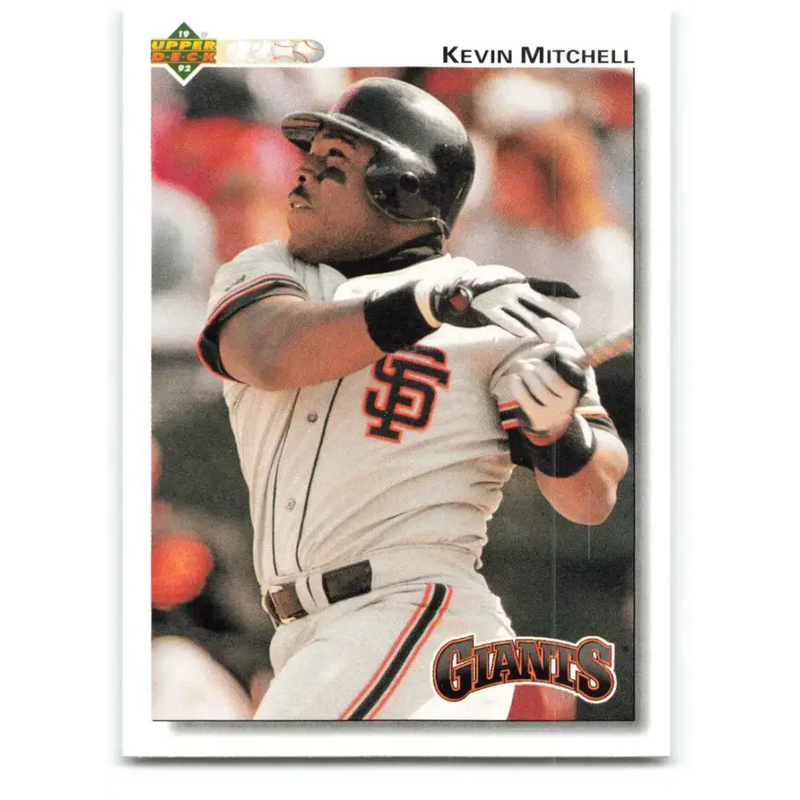 1992 Upper Deck #266 Kevin Mitchell NM-MT San Francisco Giants Baseball Card - Baseball Card Single