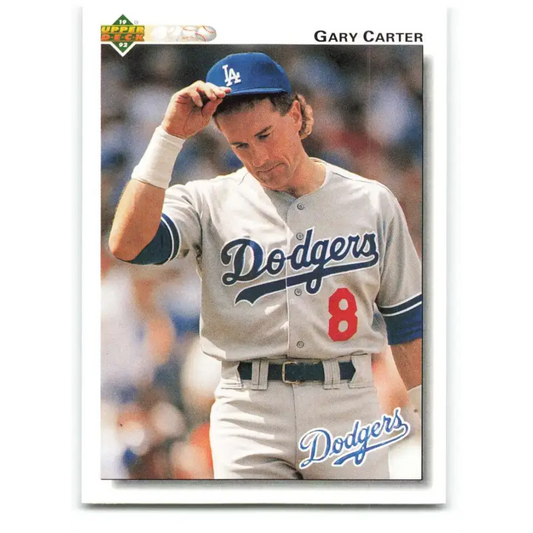 1992 Upper Deck #267 Gary Carter NM-MT Los Angeles Dodgers Baseball Card - Baseball Card Single