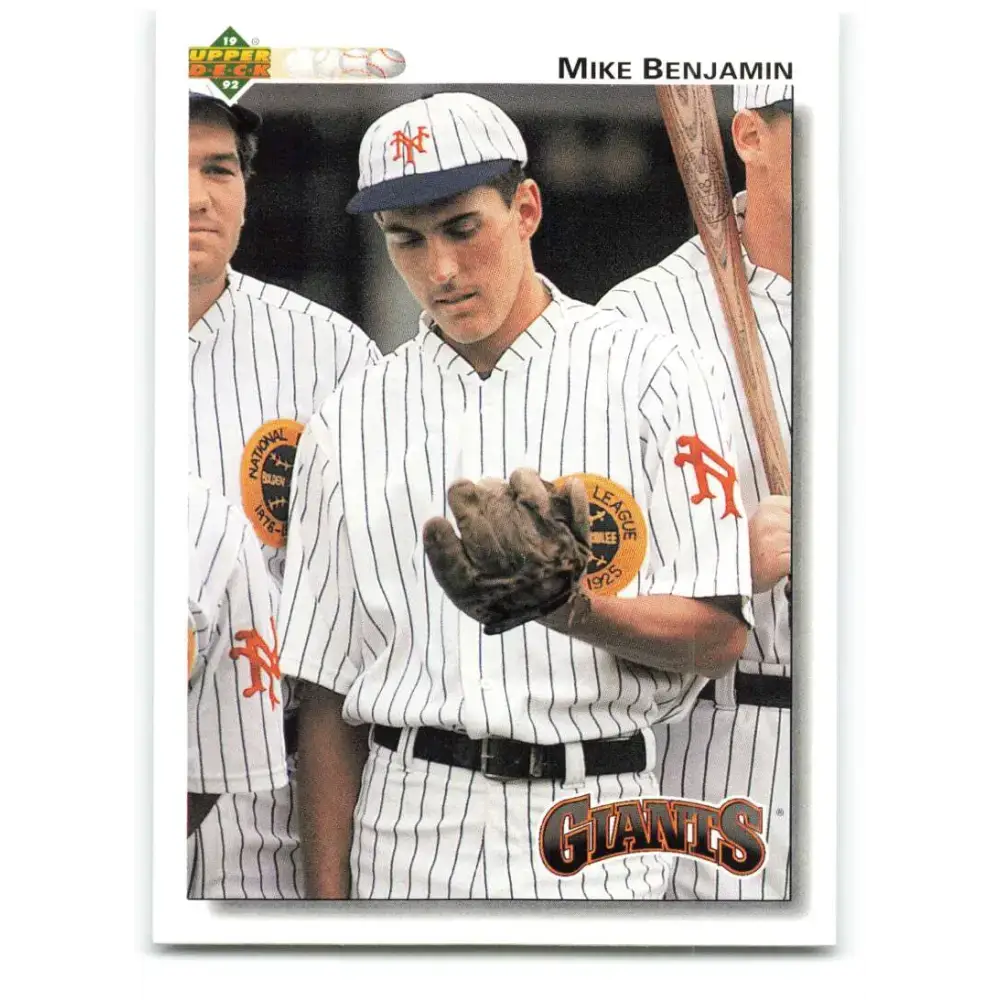 1992 Upper Deck #268 Mike Benjamin NM-MT San Francisco Giants Baseball Card - Baseball Card Single