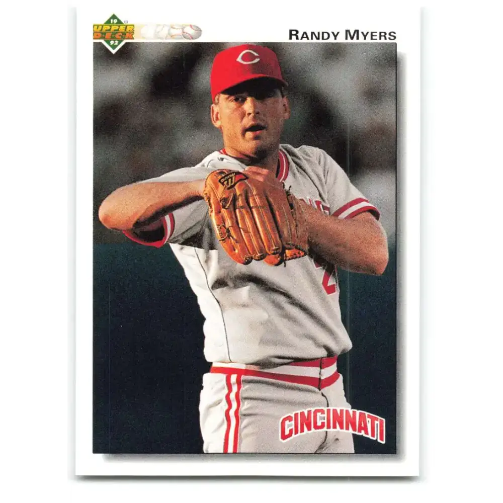 1992 Upper Deck #278 Randy Myers NM-MT Cincinnati Reds Baseball Card - Baseball Card Single