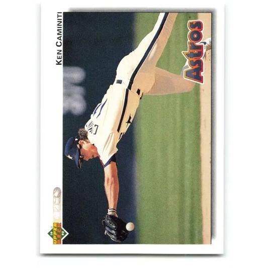 1992 Upper Deck #279 Ken Caminiti NM-MT Houston Astros Baseball Card - Baseball Card Single