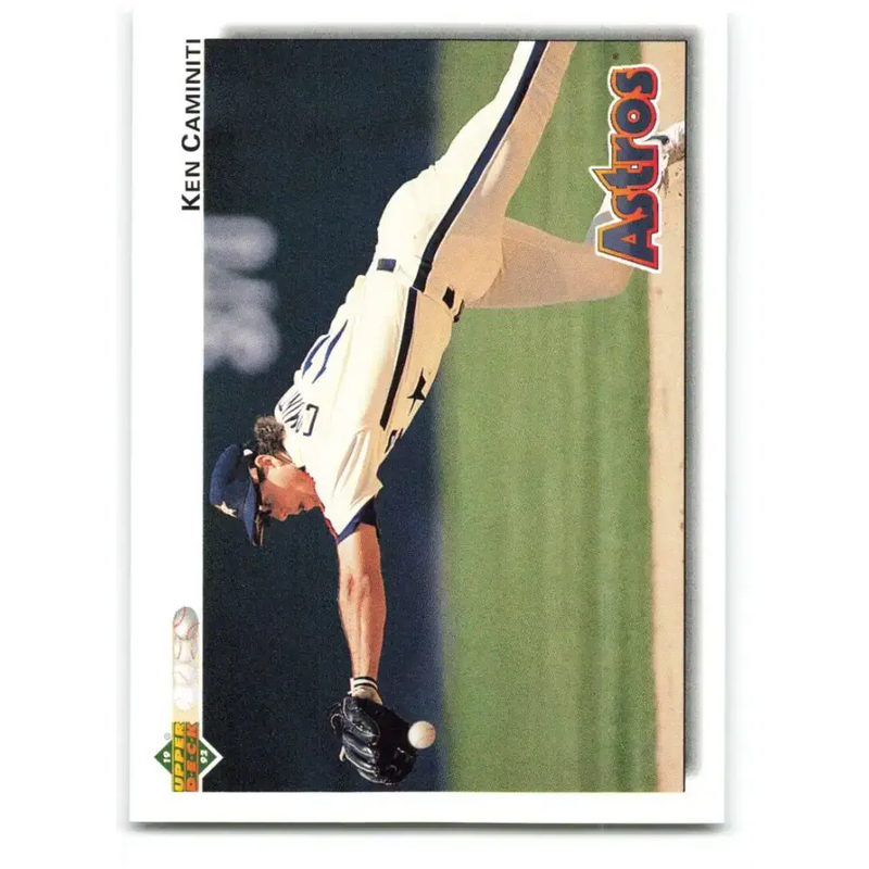 1992 Upper Deck #279 Ken Caminiti NM-MT Houston Astros Baseball Card - Baseball Card Single