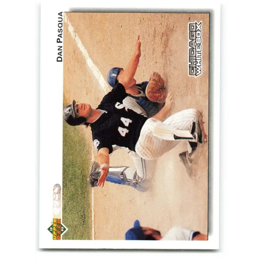 1992 Upper Deck #281 Dan Pasqua NM-MT Chicago White Sox Baseball Card - Baseball Card Single