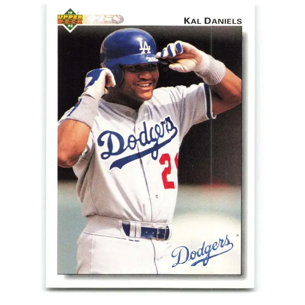 1992 Upper Deck #284 Kal Daniels NM-MT Los Angeles Dodgers Baseball Card - Baseball Card Single