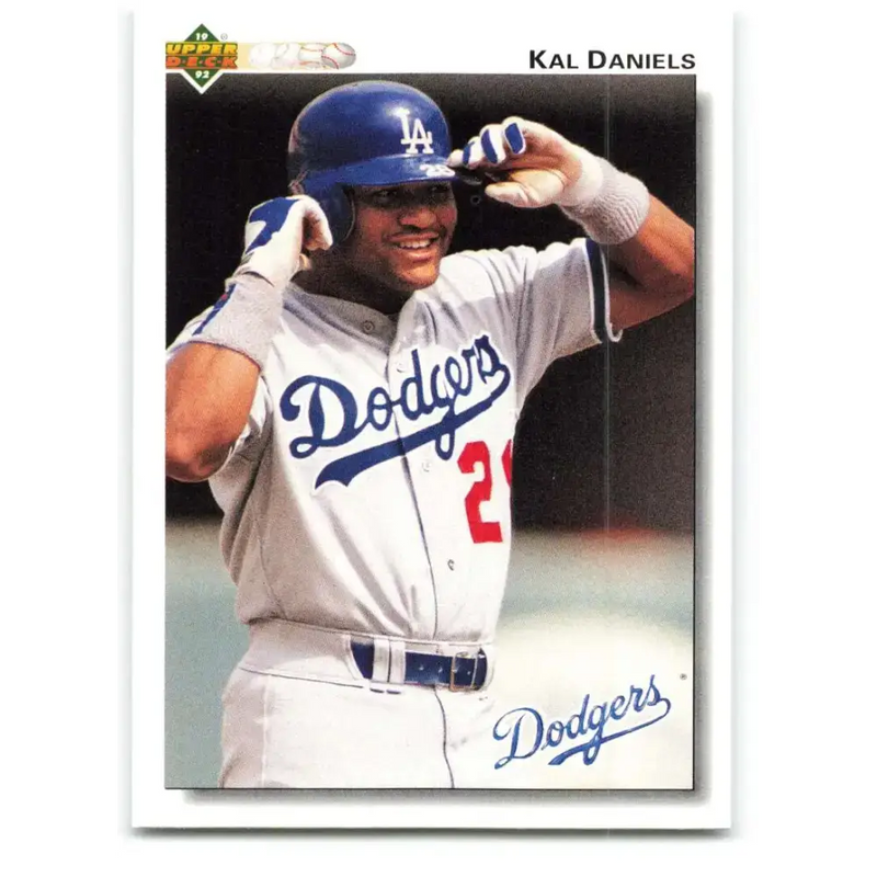 1992 Upper Deck #284 Kal Daniels NM-MT Los Angeles Dodgers Baseball Card - Baseball Card Single