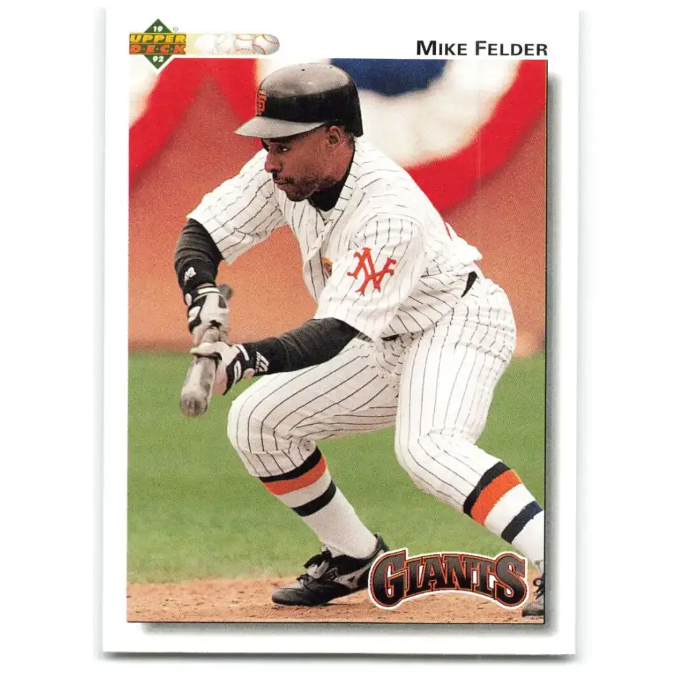 1992 Upper Deck #288 Mike Felder NM-MT San Francisco Giants Baseball Card - Baseball Card Single