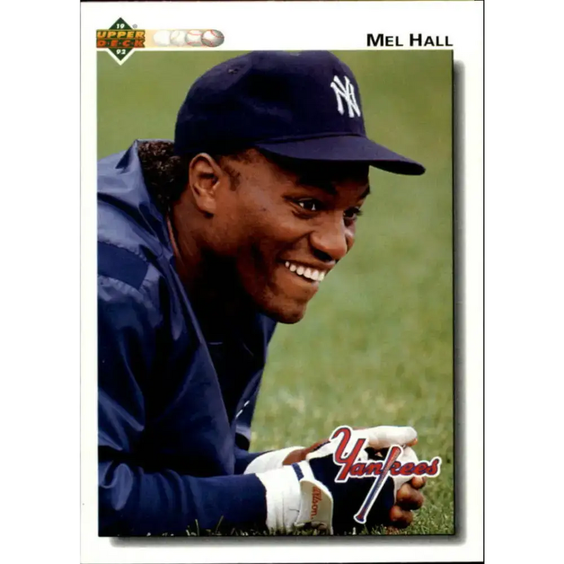 1992 Upper Deck #291 Mel Hall NM-MT New York Yankees Baseball Card - Baseball Card Single