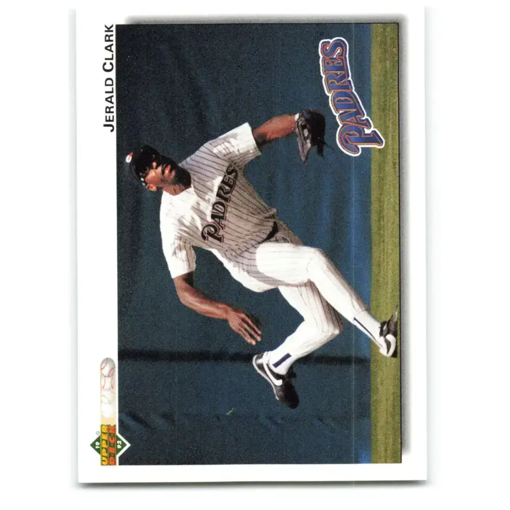 1992 Upper Deck #292 Jerald Clark NM-MT San Diego Padres Baseball Card - Baseball Card Single