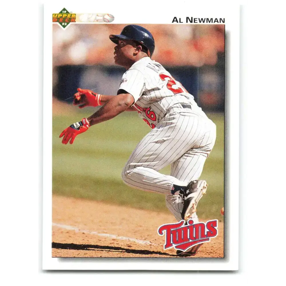 1992 Upper Deck #293 Al Newman NM-MT Minnesota Twins Baseball Card - Baseball Card Single