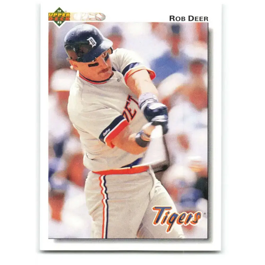1992 Upper Deck #294 Rob Deer NM-MT Detroit Tigers Baseball Card - Baseball Card Single
