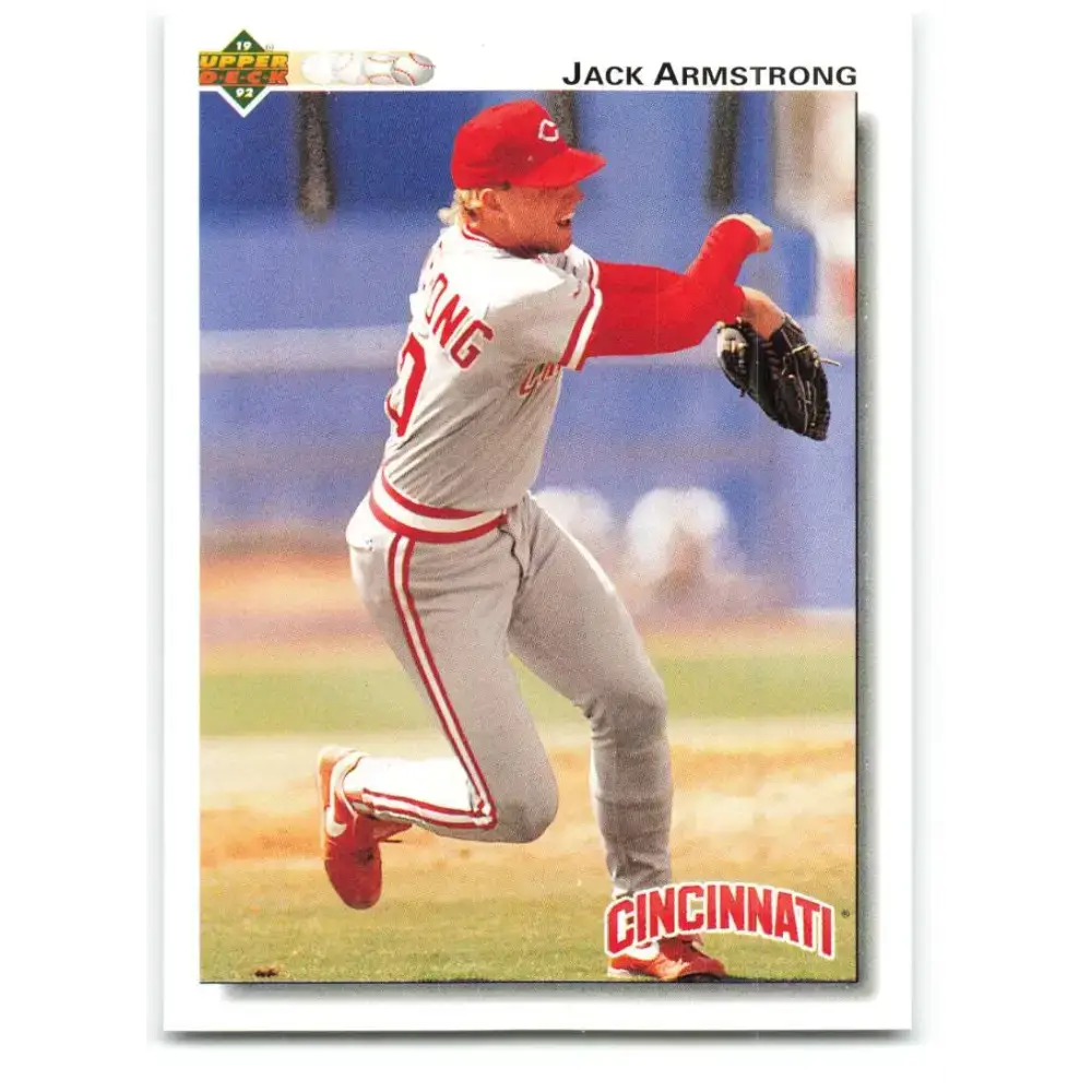 1992 Upper Deck #296 Jack Armstrong NM-MT Cincinnati Reds Baseball Card - Baseball Card Single