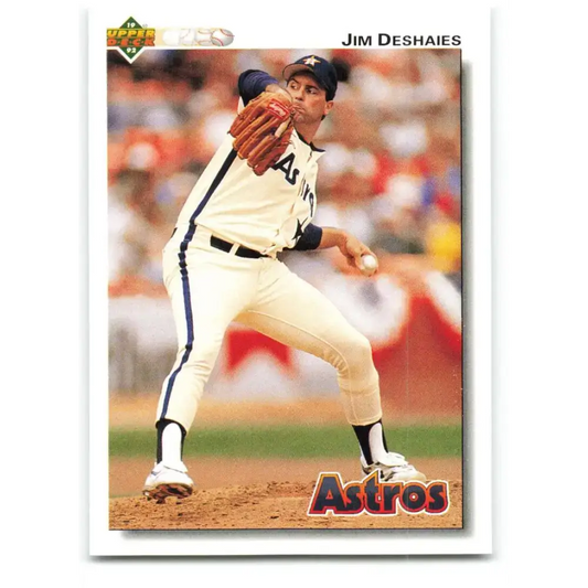 1992 Upper Deck #297 Jim Deshaies NM-MT Houston Astros Baseball Card - Baseball Card Single