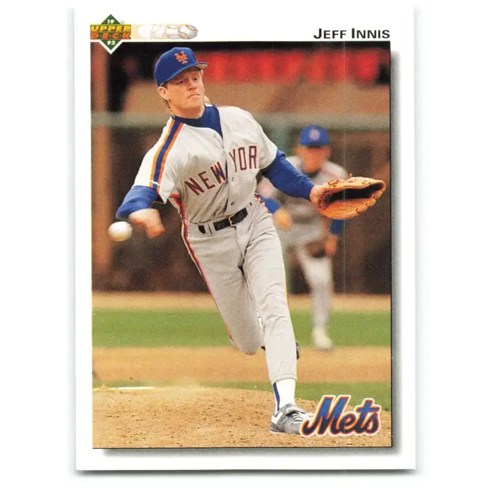 1992 Upper Deck #298 Jeff Innis NM-MT New York Mets Baseball Card - Baseball Card Single