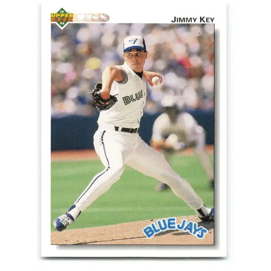 1992 Upper Deck #302 Jimmy Key NM-MT Toronto Blue Jays Baseball Card - Baseball Card Single