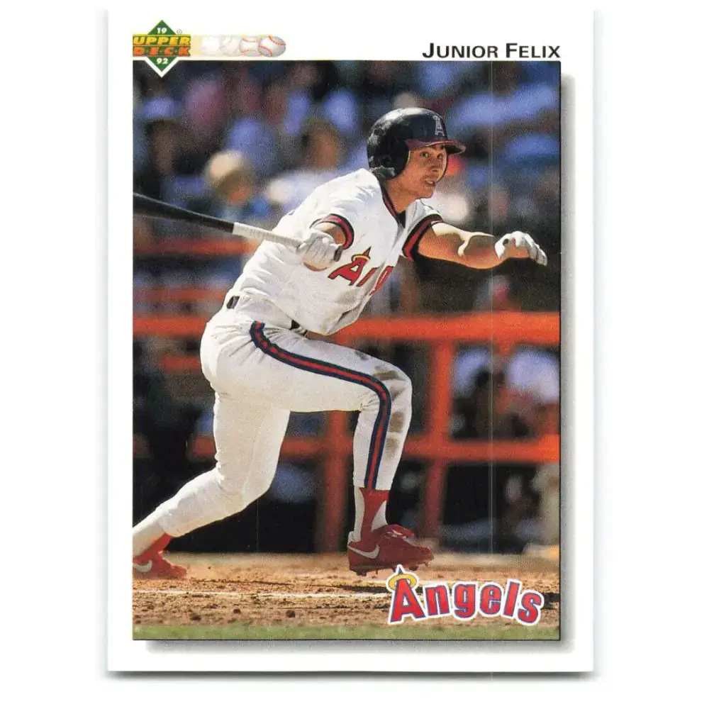 1992 Upper Deck #303 Junior Felix NM-MT California Angels Baseball Card - Baseball Card Single