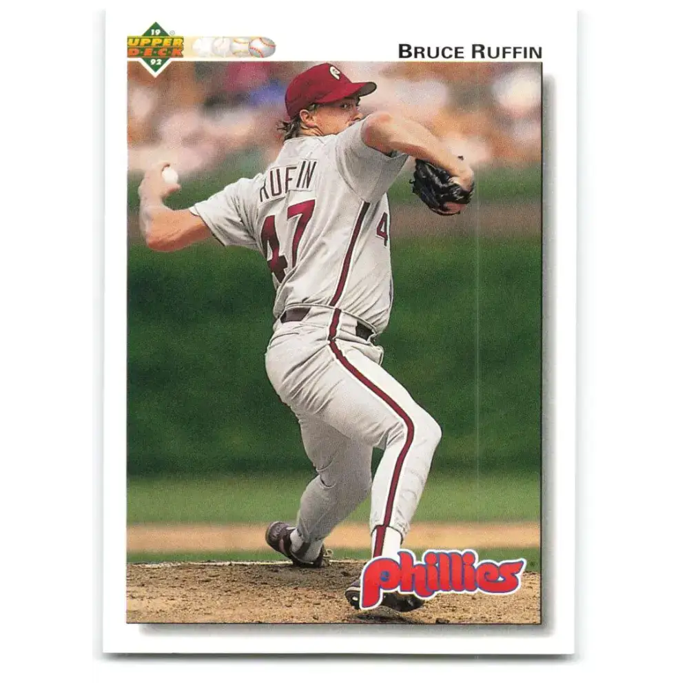 1992 Upper Deck #309 Bruce Ruffin NM-MT Philadelphia Phillies Baseball Card - Baseball Card Single