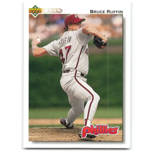 1992 Upper Deck #309 Bruce Ruffin NM-MT Philadelphia Phillies Baseball Card - Baseball Card Single