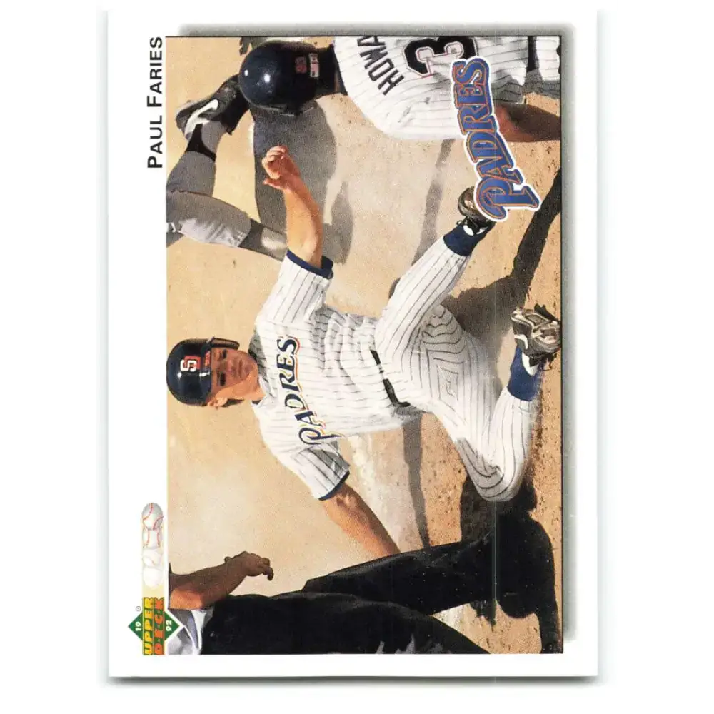 1992 Upper Deck #310 Paul Faries NM-MT San Diego Padres Baseball Card - Baseball Card Single