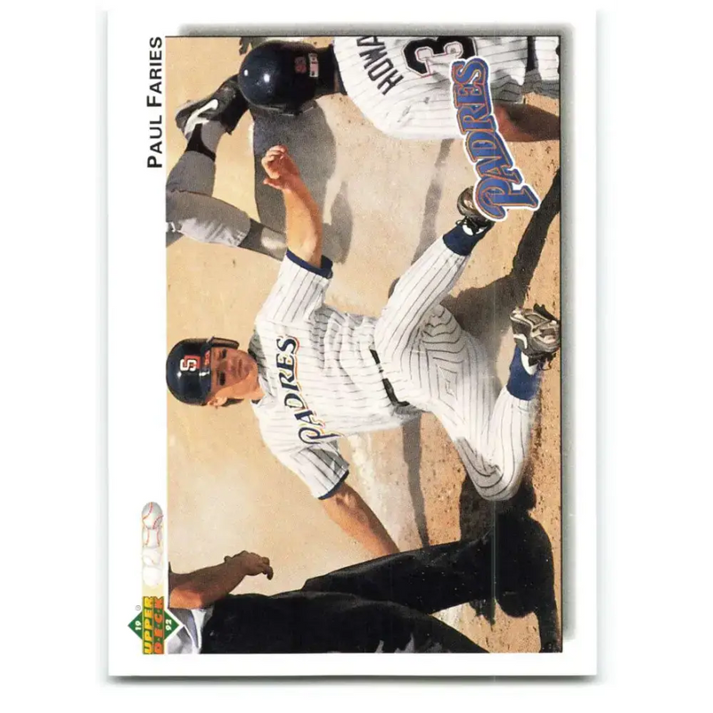 1992 Upper Deck #310 Paul Faries NM-MT San Diego Padres Baseball Card - Baseball Card Single