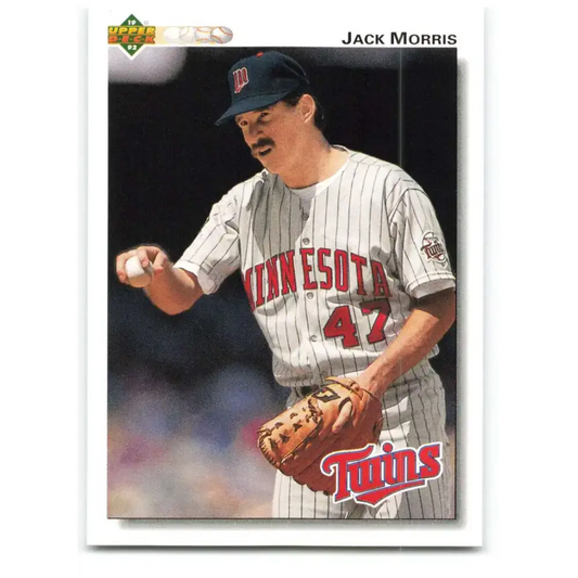 1992 Upper Deck #315 Jack Morris NM-MT Minnesota Twins Baseball Card - Baseball Card Single