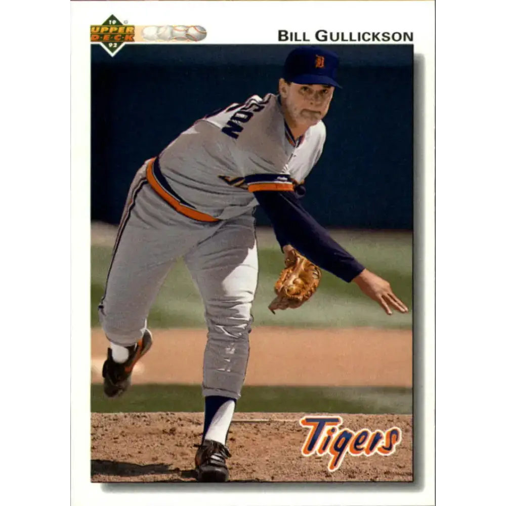 1992 Upper Deck #317 Bill Gullickson NM-MT Detroit Tigers Baseball Card - Baseball Card Single