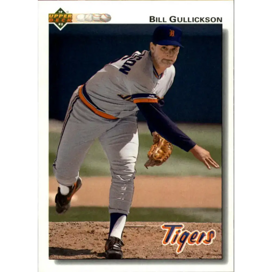 1992 Upper Deck #317 Bill Gullickson NM-MT Detroit Tigers Baseball Card - Baseball Card Single