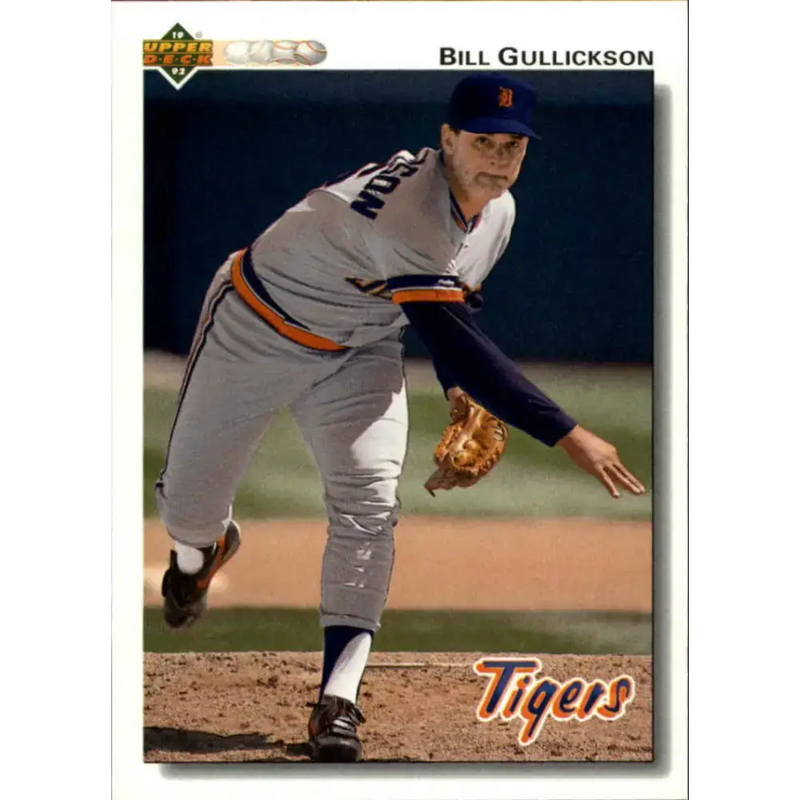 1992 Upper Deck #317 Bill Gullickson NM-MT Detroit Tigers Baseball Card - Baseball Card Single